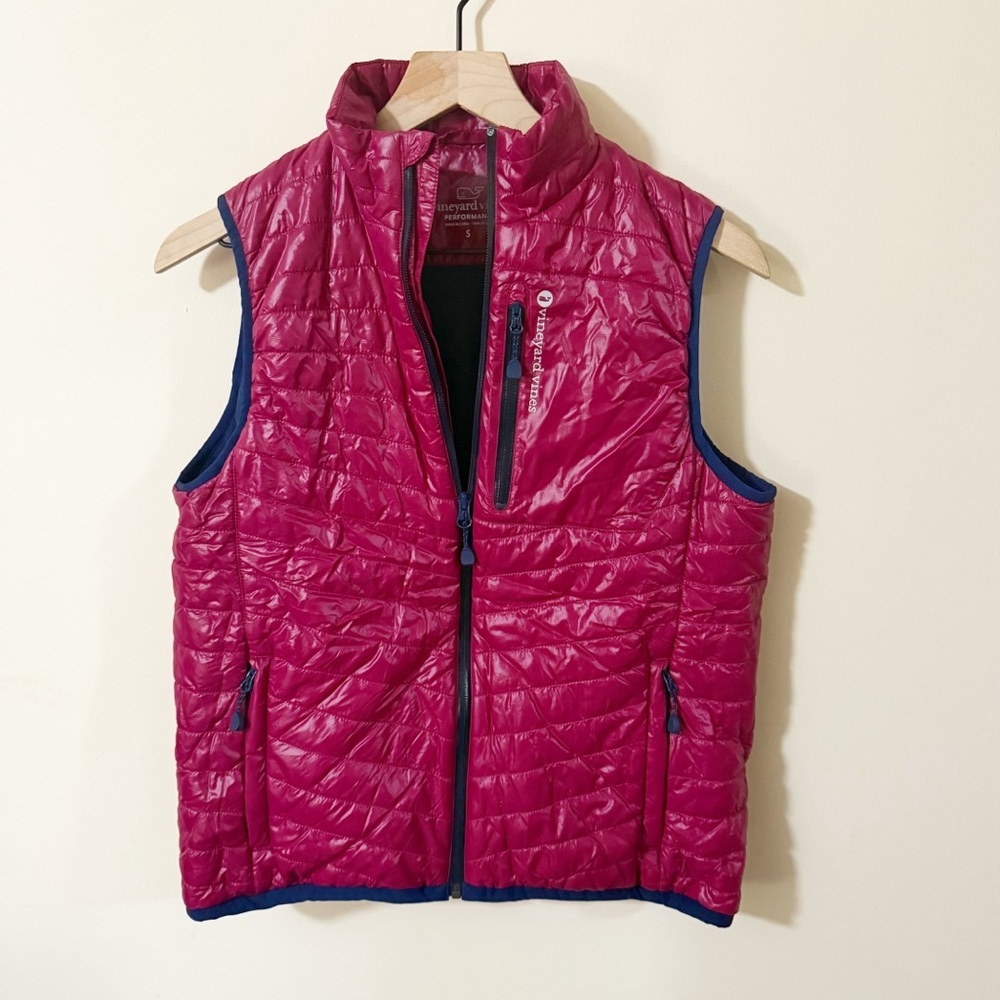 Vineyard Vines Womens Pink Sleeveless Vest Size Small